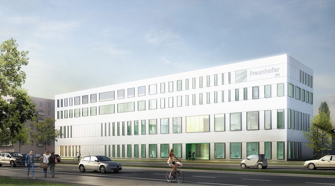 Neubau Zentrum höchsteffektive Solarzellen Freiburg